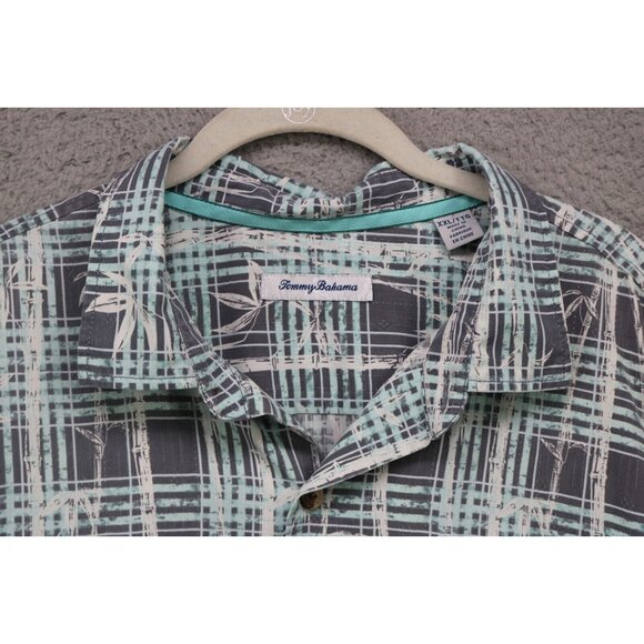 Tommy Bahama Men's Button Up Shirt-Size XXL-Floral-Silk Blend - Picture 4 of 13
